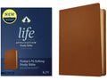 KJV Life Application Study Bible, Third Edition (Genuine Leather, Brown, Red Letter) - Leather