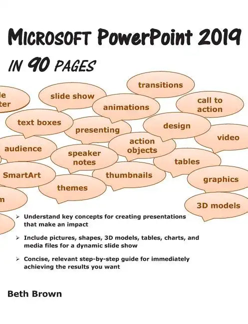 Microsoft PowerPoint 2019 In 90 Pages - Paperback
