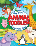 My First Animal Toddler Colouring Book: Fun Children's Colouring Book with 50 Adorable Animal Pages for Toddlers & Kids to Learn & Colour - Paperback