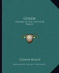 Golem: Legends of the Ghetto of Prague - Paperback