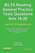 IELTS Reading. General Practice Tests Questions Sets 16-20. Sample mock IELTS preparation materials based on the real exams: Created by IELTS teachers - Paperback