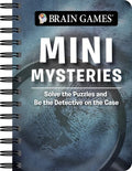 Brain Games - To Go - Mini Mysteries: Solve the Puzzles and Be the Detective on the Case - Spiral