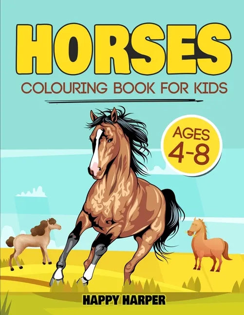 Horses Colouring Book - Paperback