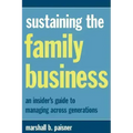 Sustaining the Family Business - Paperback