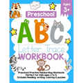 Preschool ABC Letter Trace Workbook: Preschool Practice Handwriting Workbook. Perfect For kids ages 3-5. Includes Reading, Writing, Coloring & Puzzles - Paperback