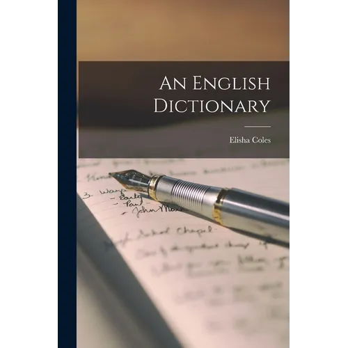 An English Dictionary - Paperback