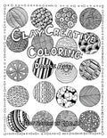 Clay Creative Coloring: Doodle Away - Paperback