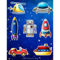 Sticker Album For Boys: 100 Plus Pages For PERMANENT Sticker Collection, Activity Book For Boys, Blue - 8.5 by 11 - Paperback