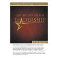 Qualifications for Leadership Study Guide - Paperback