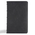 CSB Personal Size Bible, Holman Handcrafted Collection, Marbled Slate Premium Calfskin - Leather
