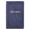 KJV Bible Giant Print Dark Blue - Leather