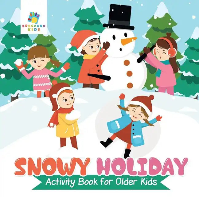 Snowy Holiday Activity Book for Older Kids - Paperback