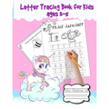 letter Tracing Book for Kids Ages 3-5: Shapes, numbers and letter tracing book for preschoolers. Over 120 pages. From easy to difficult fun tracing ac - Paperback