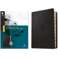 NLT Courage for Life Study Bible for Men, Filament Enabled (Leatherlike, Onyx Lion, Indexed) - Imitation Leather