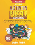 Activity Puzzle Book For Kids Ages 8-12 - Paperback