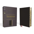 Nasb, Thompson Chain-Reference Bible, Genuine Leather, Calfskin, Black, 1995 Text, Red Letter, Thumb Indexed, Comfort Print - Leather