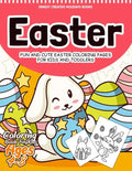 Easter Coloring Book for Kids Ages 4-8: 55 Fun and Easy Easter Coloring Pages - Paperback