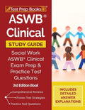 ASWB Clinical Study Guide: Social Work ASWB Clinical Exam Prep and Practice Test Questions [3rd Edition Book] - Paperback