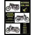 Honda Motorcycles Workshop Manual 250-305 Twins 1960-1969 - Paperback