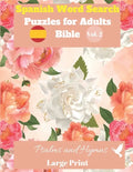 Spanish Word Search Puzzles For Adults: Bible Vol.2 Psalms and Hymns Large Print - Paperback