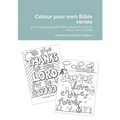 Colour your own Bible verses: 20 encouraging ESV Bible verses to encourage and display! - Paperback