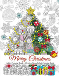 Merry Christmas: A Festive Stress Relief Coloring Book for Adults - Paperback