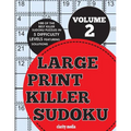 Large Print Killer Sudoku Volume 2: 100 killer sudoku puzzles in 5 difficulty levels - Paperback