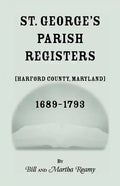 St. George's Parish Register [Harford County, Maryland], 1689-1793 - Paperback