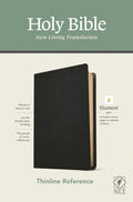 NLT Thinline Reference Bible, Filament Enabled Edition (Red Letter, Genuine Leather, Black) - Leather