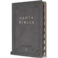 Biblia Rvr 1960 Letra Grande Tamaño Manual, Piel Gris Con Índice / Spanish Bible Rvr 1960 Handy Size Large Print Leathersoft Gray with Index - Paperback