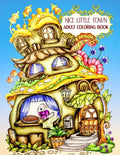 Nice Little Town Adult Coloring Book: Nice Little Town Book For Adult New 80+ Unique Designs, Christmas Trees and Santa's Village, Ornaments for Hand - Paperback