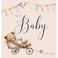 Bear Baby Shower Guest Book (hardback) - Hardcover