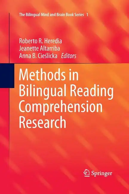 Methods in Bilingual Reading Comprehension Research - Paperback