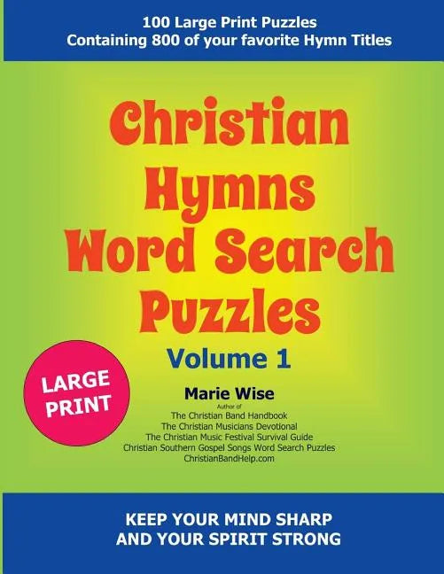 Christian Hymns Word Search Puzzles Volume 1 - Paperback