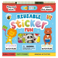 Reusable Sticker Fun: With Wipe-Clean and Sticker Activities - Spiral