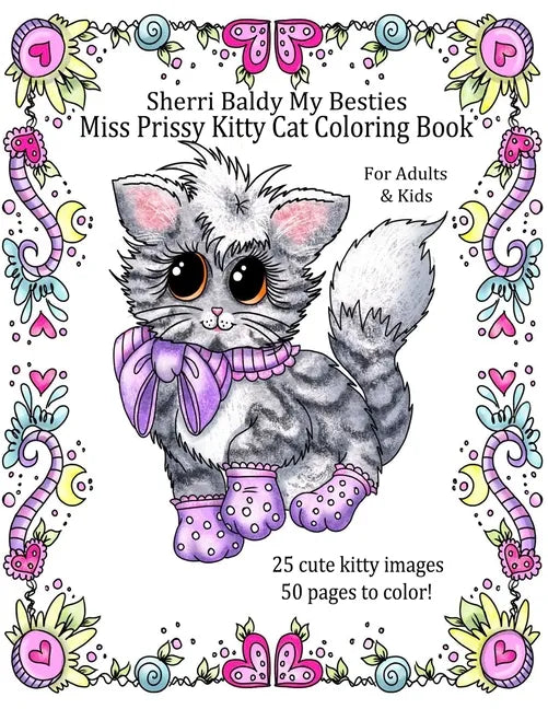 Sherri Baldy My Besties Miss Prissy Kitty Cat Coloring Book - Paperback