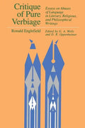 Critique of Pure Verbiage - Paperback