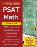 PSAT Math Workbook: PSAT Prep 2018 & 2019 Mathematics Workbook & 2 Practice Tests - Paperback