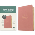 NLT Compact Bible, Filament Enabled (Leatherlike, Holy Dusty Pink, Red Letter) - Imitation Leather