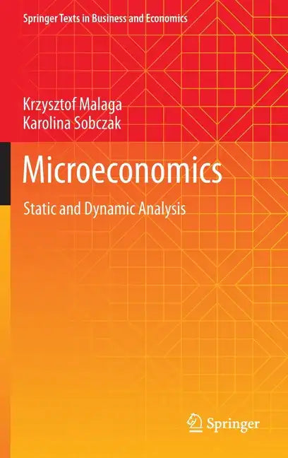 Microeconomics: Static and Dynamic Analysis - Hardcover