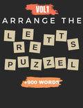 Arrange The Letter Puzzel Vol1 +900 words: Word scramble puzzle game books 2021 with solution for adult - Paperback