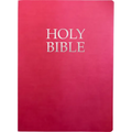 Kjver Holy Bible, Large Print, Berry Ultrasoft: (King James Version Easy Read, Red Letter, Pink) - Imitation Leather