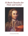 32 Bach Chorales for Flute and Guitar - Paperback