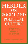 J. G. Herder on Social and Political Culture - Paperback