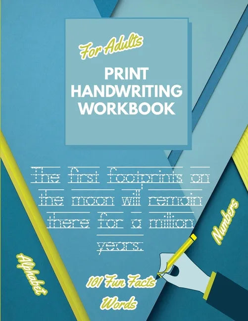 Print Handwriting Workbook for Adults: Improve your printing handwriting & practice print penmanship workbook for adults Adult handwriting workbook - Paperback