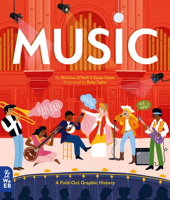 Music: A Fold-Out Graphic History - Hardcover