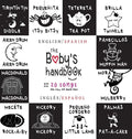 The Baby's Handbook: Bilingual (English / Spanish) (Inglés / Español) 21 Black and White Nursery Rhyme Songs, Itsy Bitsy Spider, Old MacDonald, Pat-a- - Hardcover
