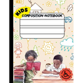 Single Lined Composition Notebook for Kids: Draw and Write Journal for kids with Cut and Paste picture writing prompts, Fry Sight Word List and Penman - Paperback