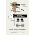 TRIUMPH 1945-1955 PRE-UNIT 650cc, 500cc & 350cc TWINS - FACTORY MANUAL No.11 - Paperback