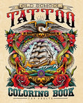 Old School Tattoo Coloring Book for Adults - Paperback